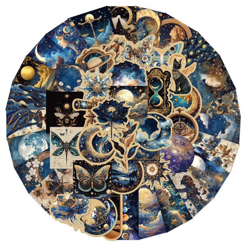 Adorable Moon and Universe PVC Accessories Set|Jewelry & Accessories