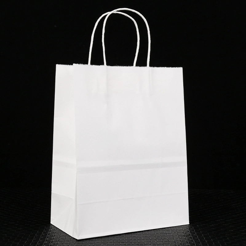 Handheld Kraft Paper Snack Bread Takeout Bags Custom Logo Printing Available|Packaging & Storage Bags