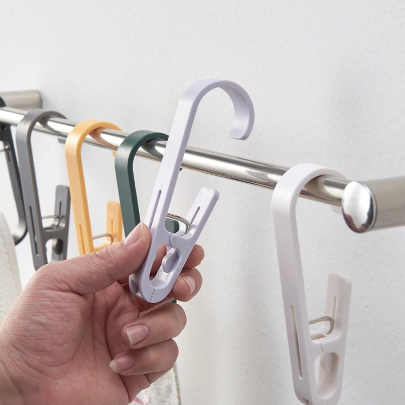 Rotating Hanging Clip Hook for Bathroom and Balcony Drying Clothes | Home & Garden Storage Accessories