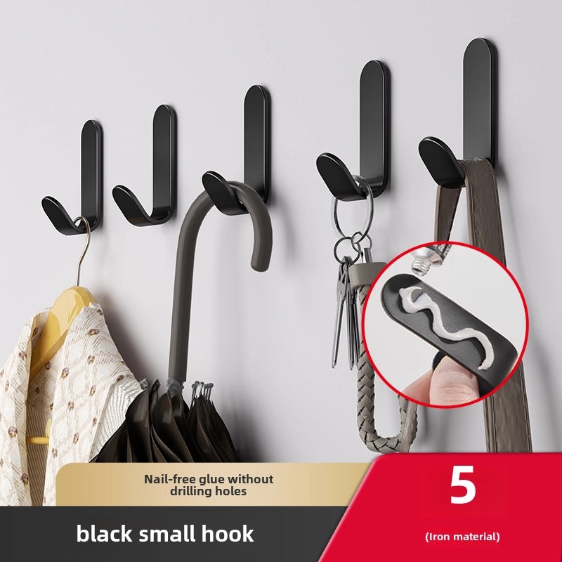 Strong Adhesive Hook Punch-Free Wall Mount Seamless Hanging Hook for Bathroom Kitchen Door | Home Storage & Organization