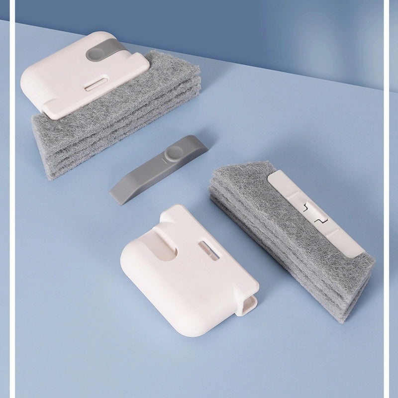 Window Slot Cleaning Brush Two-in-One Tool Small Groove Brush for Window Sills and Tracks|Home Cleaning Tools