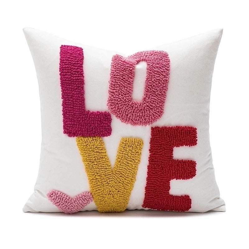 Charming Heart and Flower Pattern Cotton Pillow Covers|Home Decor Bedding Accessories