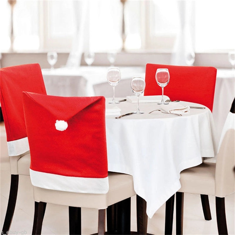 Christmas Solid Color Nonwoven Chair Cover for Holiday Party|Party Supplies