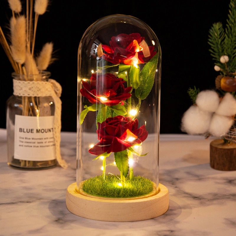 Romantic Preserved Rose Bouquet for Valentine's Day|Flower Gifts