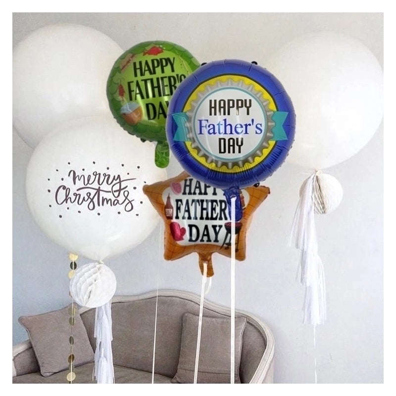 50 Pcs Minimalist Classic Alphabet Aluminum Balloon Set for Holidays and Daily Decor|Party Supplies Balloons