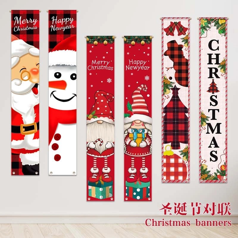 Christmas Santa Claus and Snowman Hanging Ornaments for Holiday Decor|Holiday & Festival Decorations