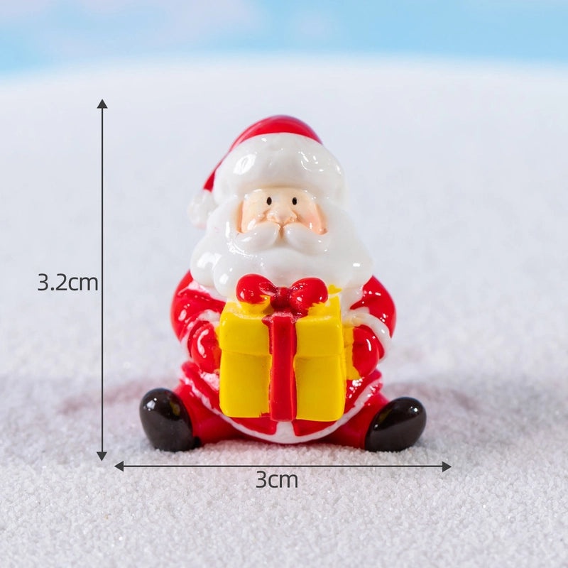 Creative Mini Santa Snowman Crystal Ball Ornaments for Desktop Decoration | Home Decor Accessories