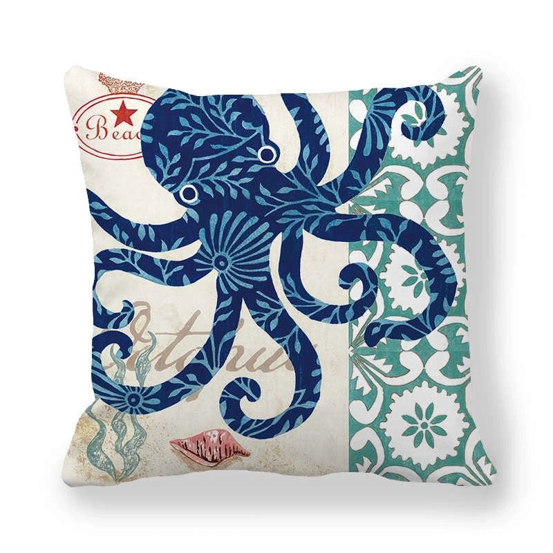 Vintage Animal Landscape Peach Skin Fiber Pillow Covers|Home Decor Pillows