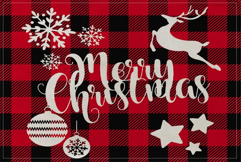 Vintage Cotton Linen Christmas Tree Letter Decoration|Home & Garden > Holiday Decor > Christmas Decorations