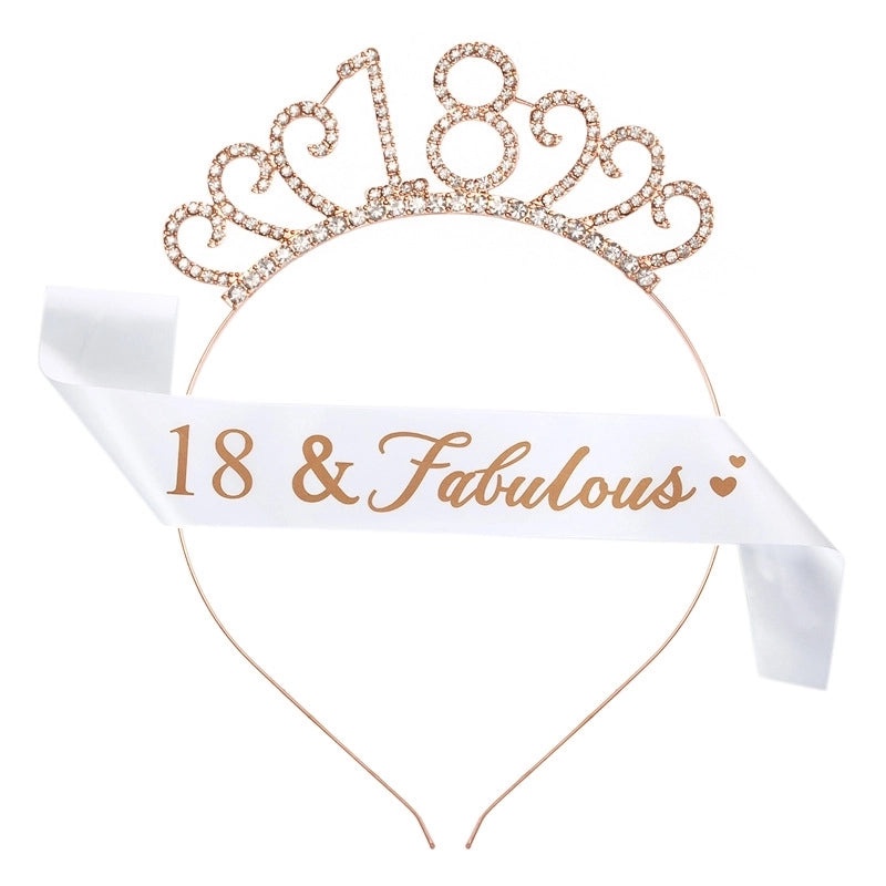 Stylish Alphabet Number Alloy Hair Band with Rhinestone Inlay 1 Set|Hair Accessories