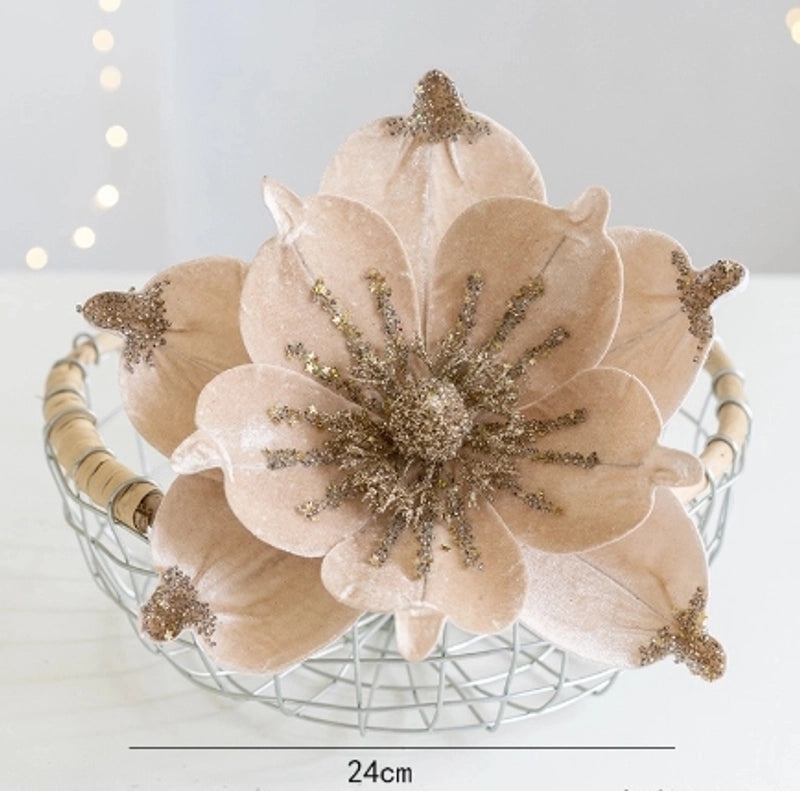 Minimalist Christmas Floral Holiday Hanging Ornaments for Banquet and Travel | Home Decor & Seasonal Decorations