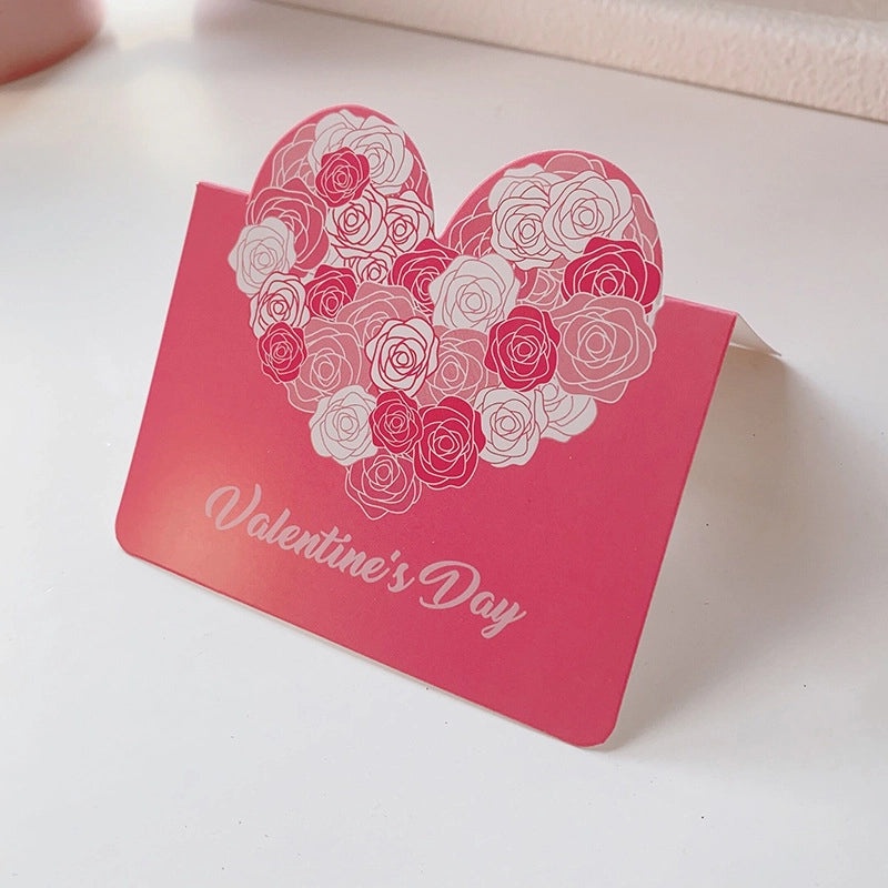 200 Pieces Valentine’s Day Heart Letter Paper Invitations Cute Date Festival Greeting Cards | Greeting Cards & Invitations