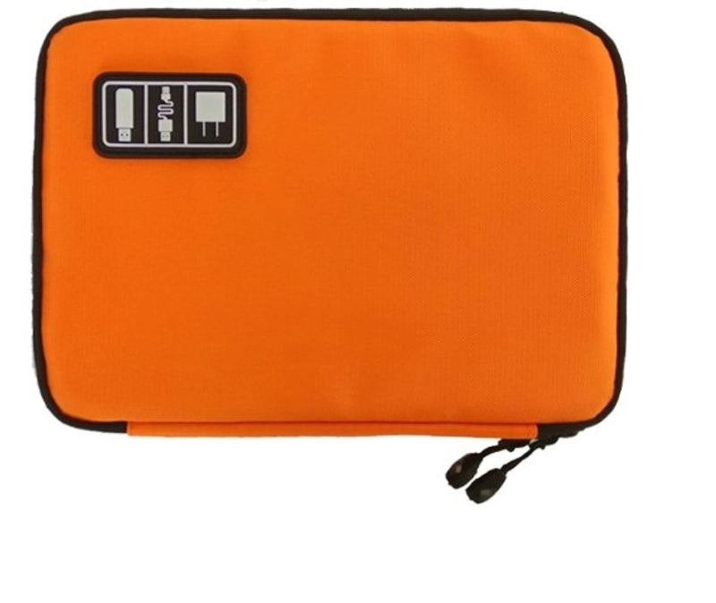 Vintage Solid Color Nylon Digital Organizer Pouch|Digital Storage Bags