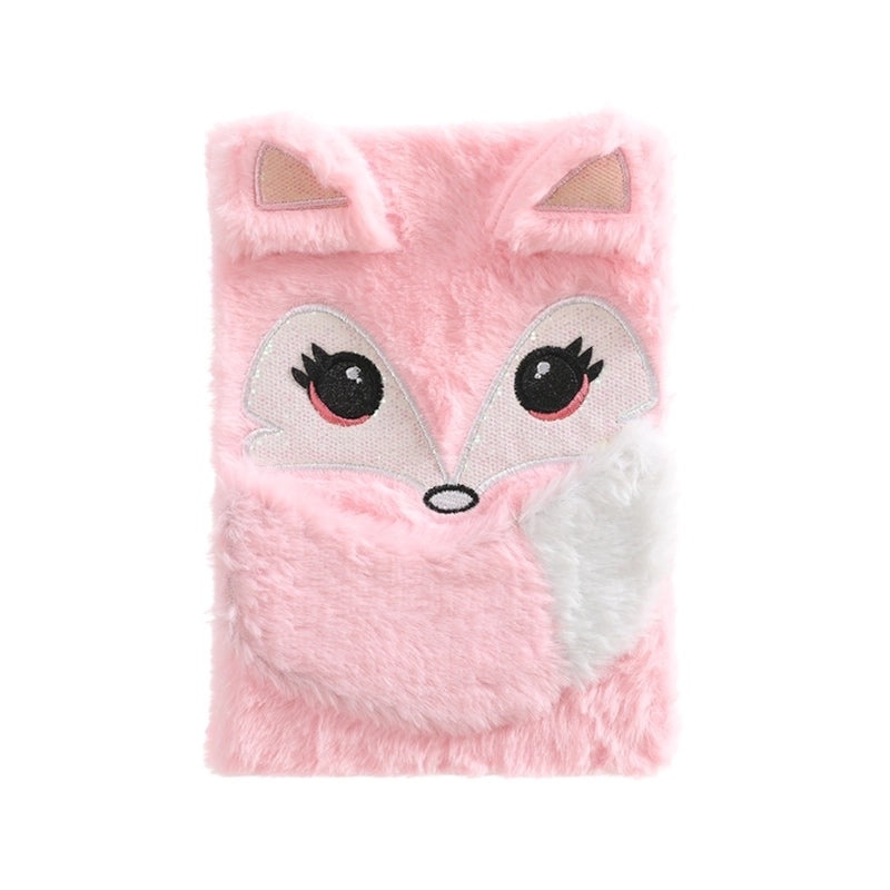 Winter Cute Fox Animal Furry Diary for Kids|Children's Stationery