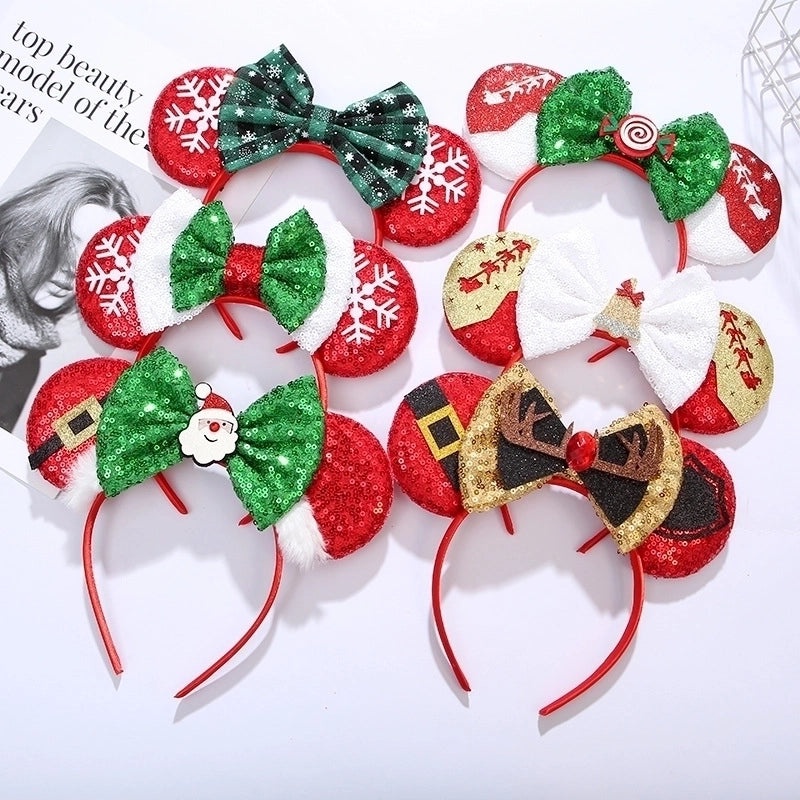Festive Bow Knot Hair Clip Christmas Party Accessories|Hair Accessories
