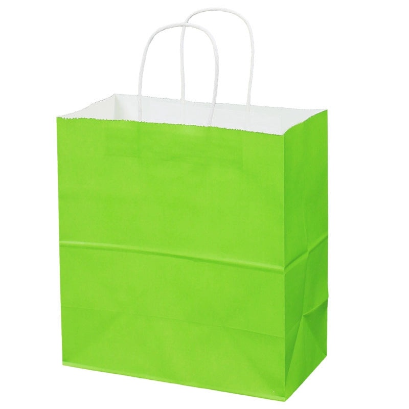 Kraft Paper Tote Bag for Takeaway Milk Tea and Clothing Gift Packaging with Custom Logo Printing|Packaging & Bags