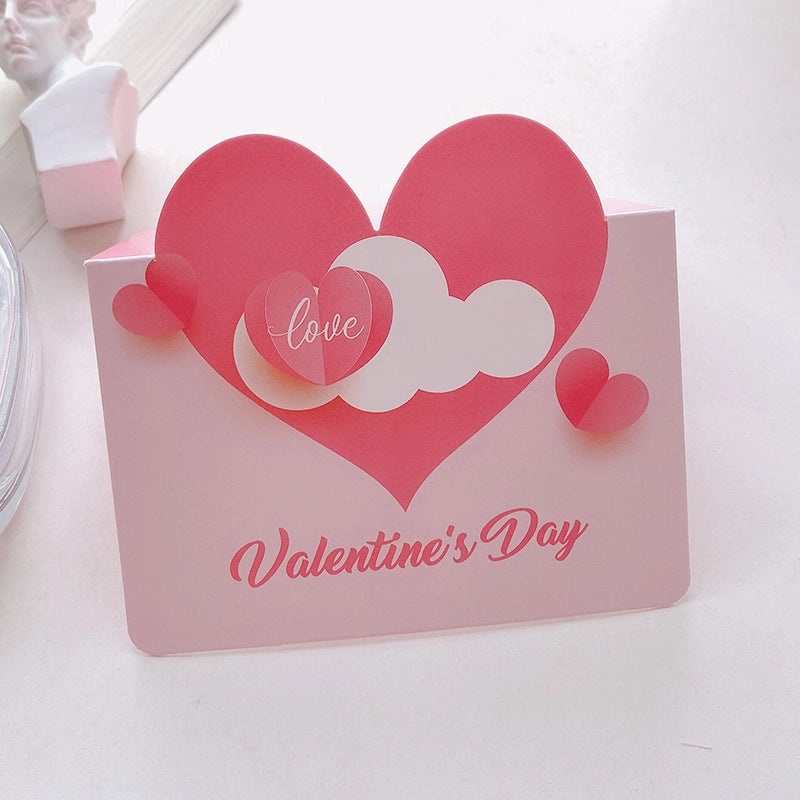 200 Valentine’s Day Heart-Shaped Paper Greeting Cards for Invitations | Party Supplies