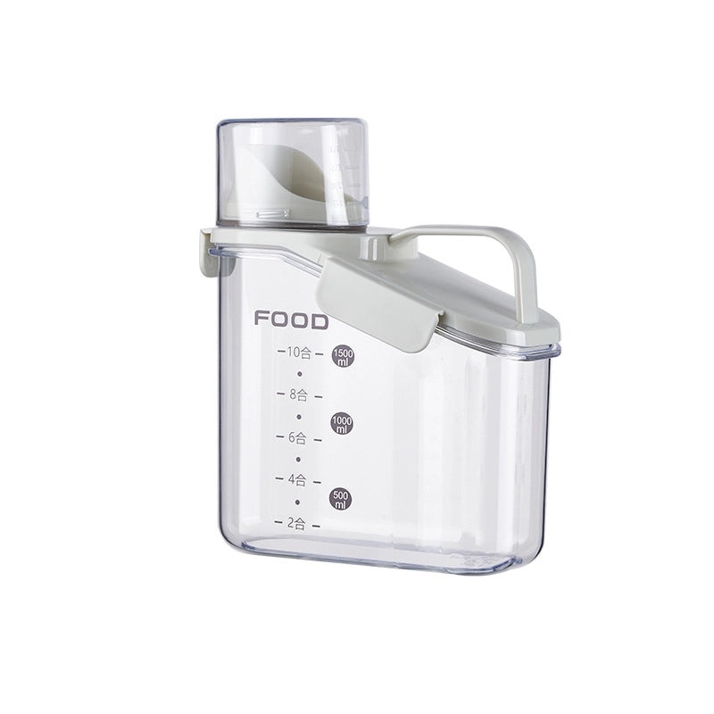 Plastic Grain Storage Jar for Cereals Noodles Beans Rice Sealed Food Grade Kitchen Container | Kitchen Storage