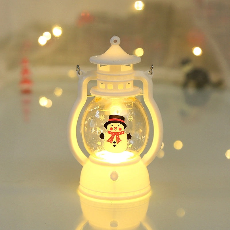 Retro Kerosene Lamp Christmas Decoration Small Lantern Creative Festival Atmosphere Gift | Home Decor & Seasonal Decorations