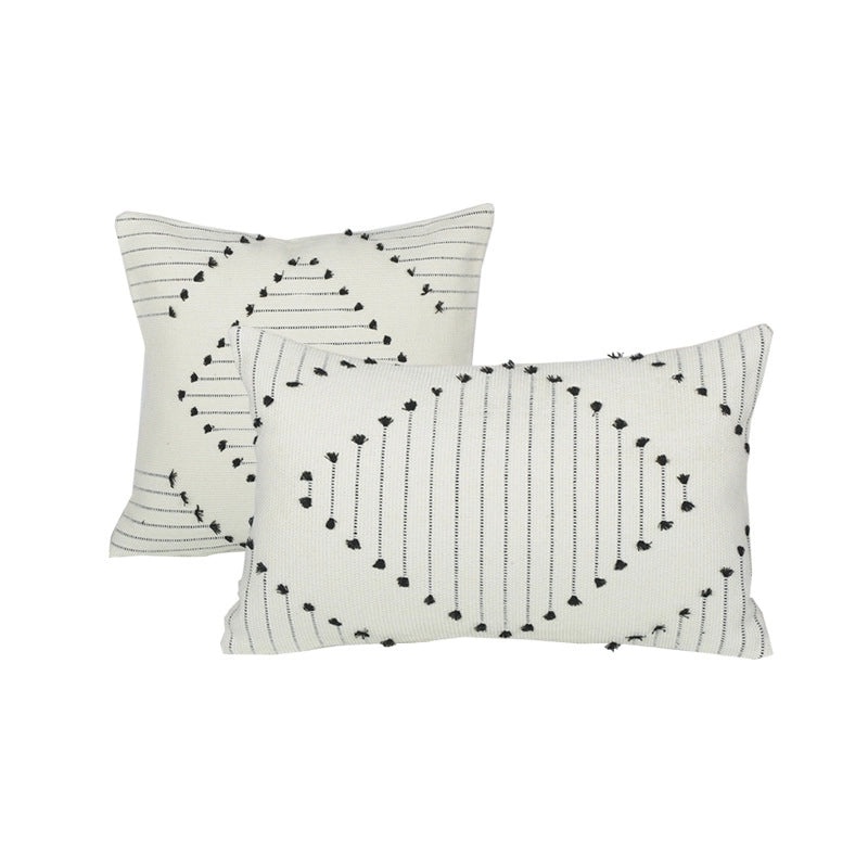 Vintage Striped Tufted Cushion Cover|Home Decor Pillows