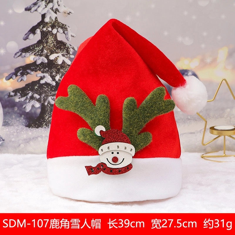 Christmas Cute 2D Cartoon Nonwoven Fabric Decorations|Holiday Home Decor