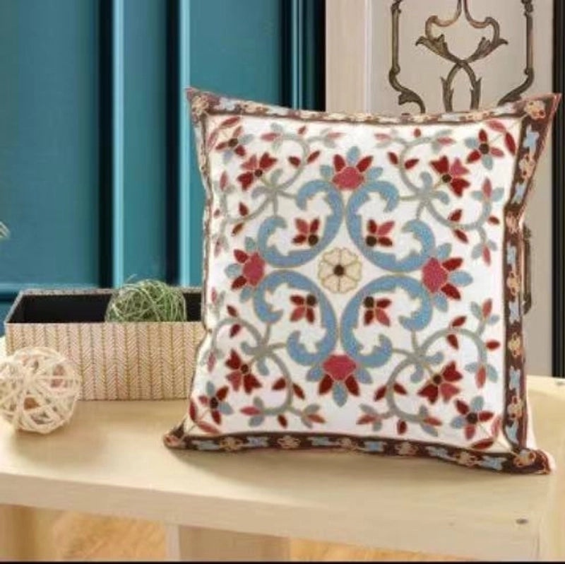 Tropical Floral Cotton Pillow Covers for Vacation Vibes|Home Decor & Bedding