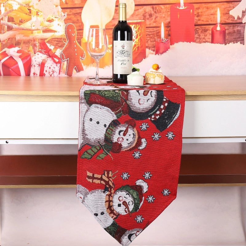 Holiday Reindeer Decorative Banquet Tablecloth|Home Decor Table Linens