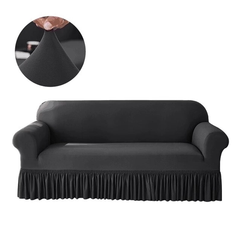 Solid Color Polyester Sofa Covers for Casual Vacation | Home Decor & Furniture Accessories