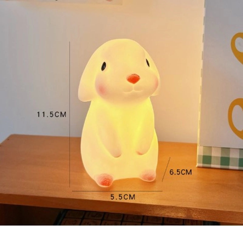 Adorable Bear, Pig, and Duck Vinyl Night Light for Indoor Use | Home Decor Lighting