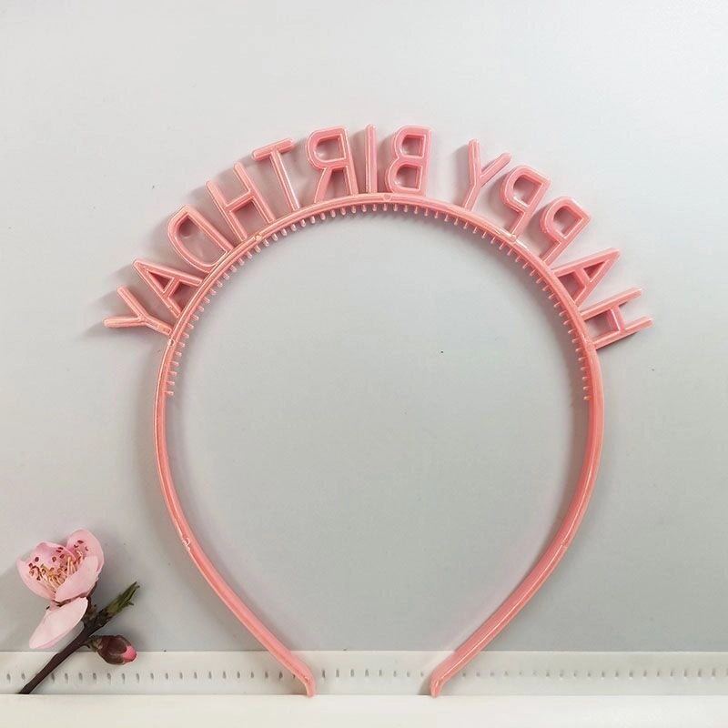 English Letter Hair Band for Wedding Graduation Christmas Valentine's Day New Year Birthday|Hair Accessories