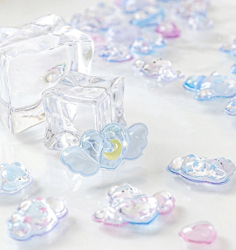 School Graduation Cartoon Epoxy Resin Stickers Set of 2|School Supplies & Stationery