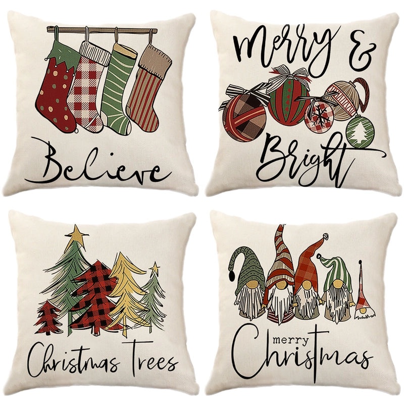 Festive Christmas Couch & Sofa Decorations for Holiday Home | Holiday Home Decor