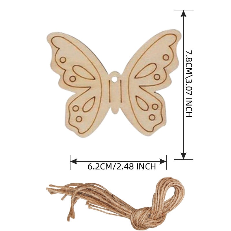 Wooden Christmas Tree Pendant Ornament Creative Carving Home Decoration Supplies|Christmas Decorations