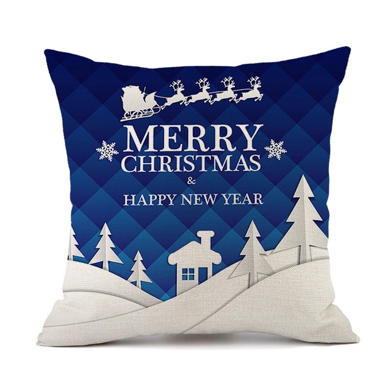 Christmas Snowflake Linen Pillow Covers for Couch Sofa Decor | Home & Living Pillows