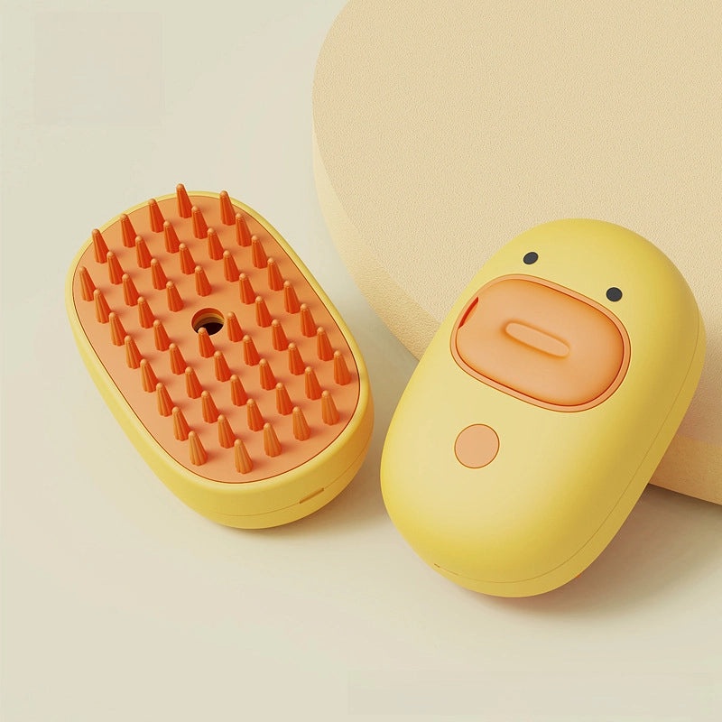 Duckling Pet Spray Comb for Cats and Dogs | Universal Spray Massage Hair Cleaning Tool|宠物护理用品
