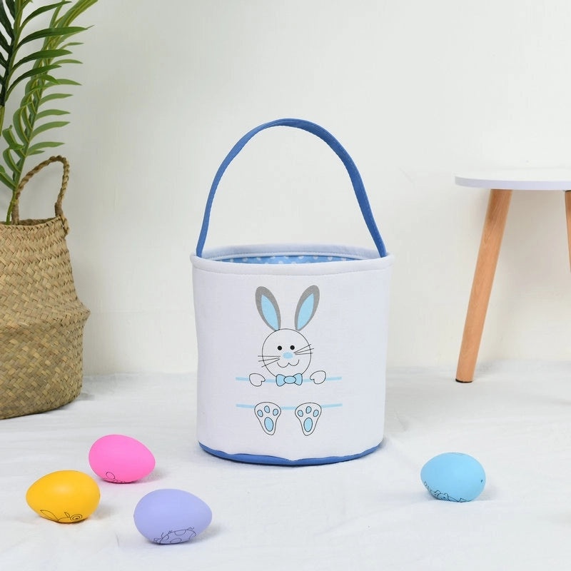 Minimalist Easter Rabbit Cloth Basket for Daily Use | Home Decor & Seasonal Accessories