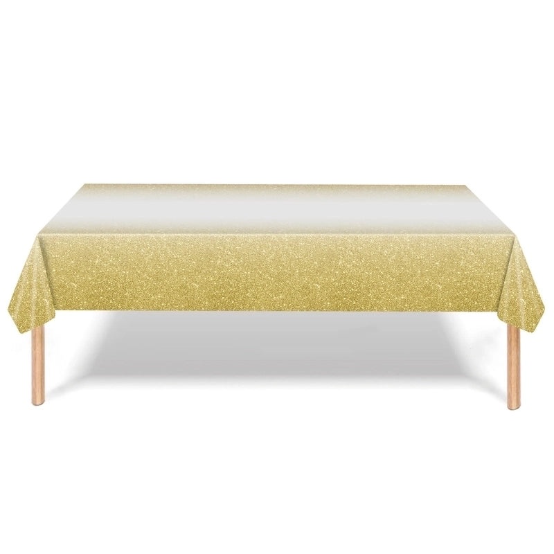 Elegant Gradient Plastic Tablecloth for Daily and Party Use|Home Decor & Party Supplies