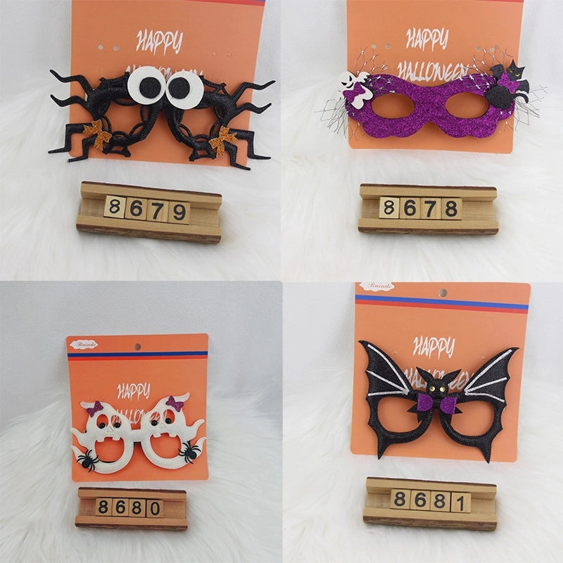 Halloween Cute Minimalist Pumpkin and Spider Mixed Materials Jewelry | Holiday Accessories