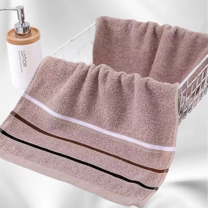 Gaoyang Thick Soft Dark Cotton Towel for Adults, Absorbent Household Stall Use | Home & Living Textiles