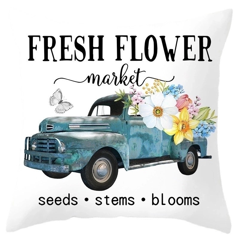 Sweet Minimalist Classic Letter Color Block Peach Skin Pillowcases|Home Decor Pillows