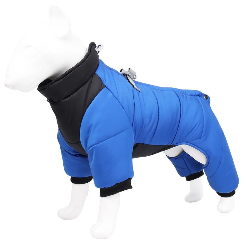 Warm Winter Solid Color Windproof Cotton Dog Jacket | Pet Apparel & Accessories