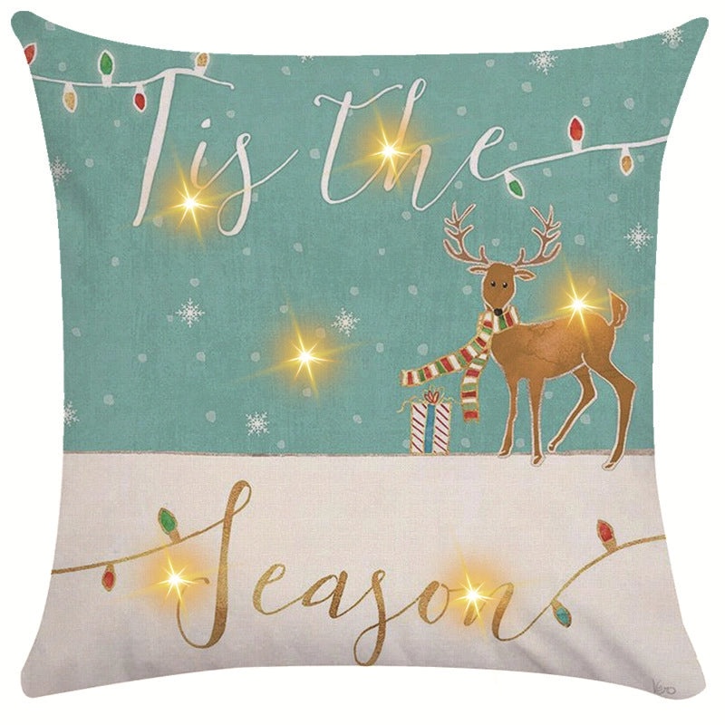 Festive Snowflake Throw Pillow Cover for Couch & Sofa | Home Decor Ornaments