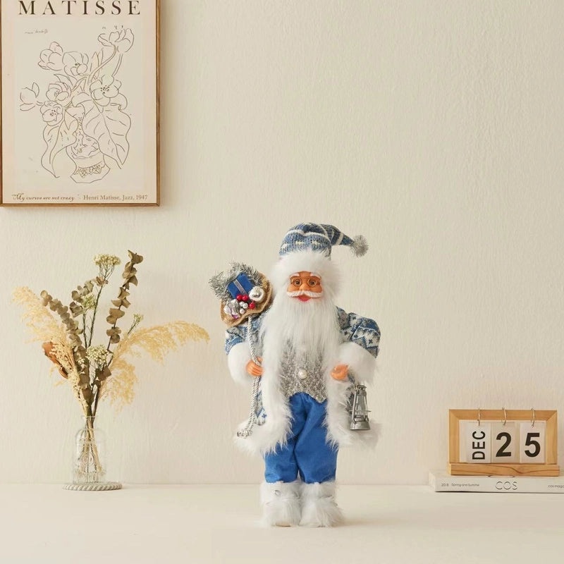 Festive Santa Claus PVC Christmas Party Decorations|Holiday Party Supplies