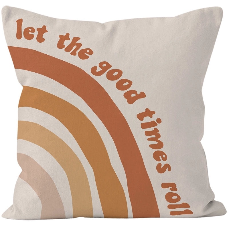 Preppy Minimalist Velvet Pillow Cases Color Block Super Short Design|Home Decor Pillows