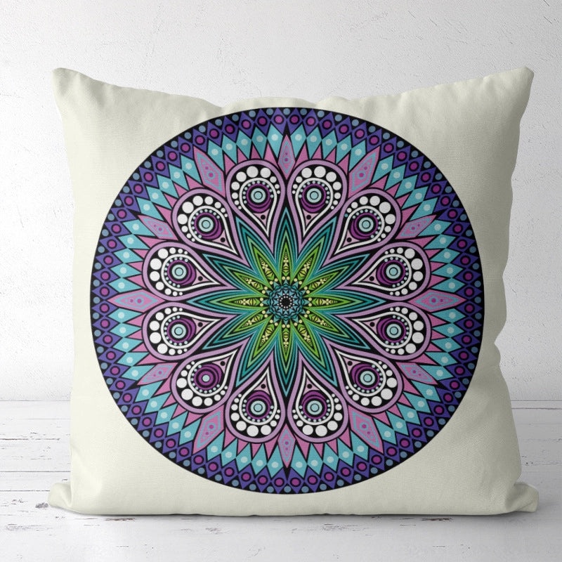 Vintage Printed Polyester Pillow Covers for Couch & Sofa | Home Decor Pillows