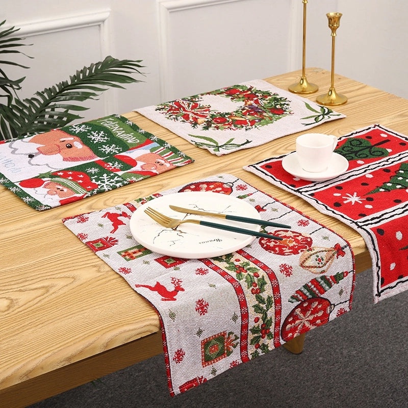 Festive Christmas Tree Placemat for Holiday Parties|Home & Kitchen Tableware