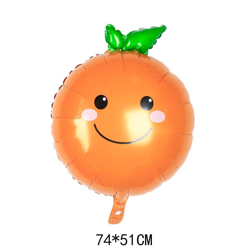 Colorful Fruit Aluminum Foil Party Balloon Single Pack|Party Supplies Balloons