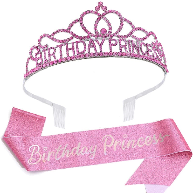 Birthday Princess Crown Jewelry Alloy Birthday Accessories|Jewelry & Accessories