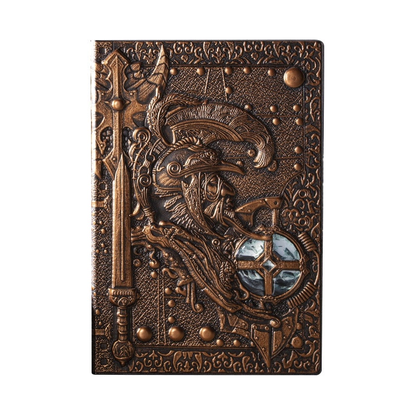 Vintage PU Leather School Notebook for Students | Stationery & Notebooks