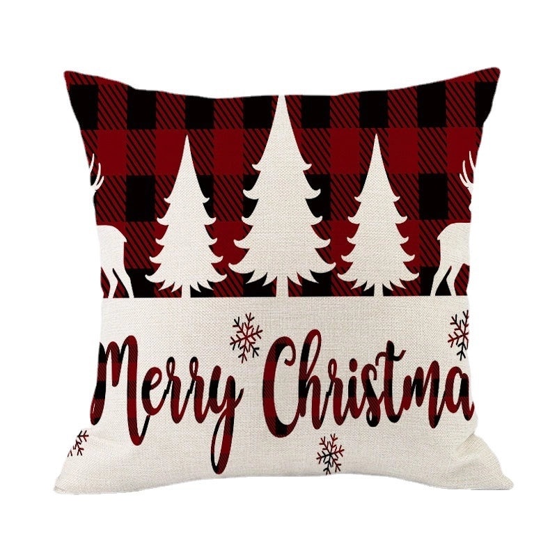 Christmas Snowflake Linen Pillow Covers for Couch Sofa Decor | Home & Living Pillows